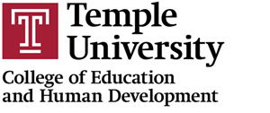 Temple University College of Education and Human Development - 4 color small logo PNG