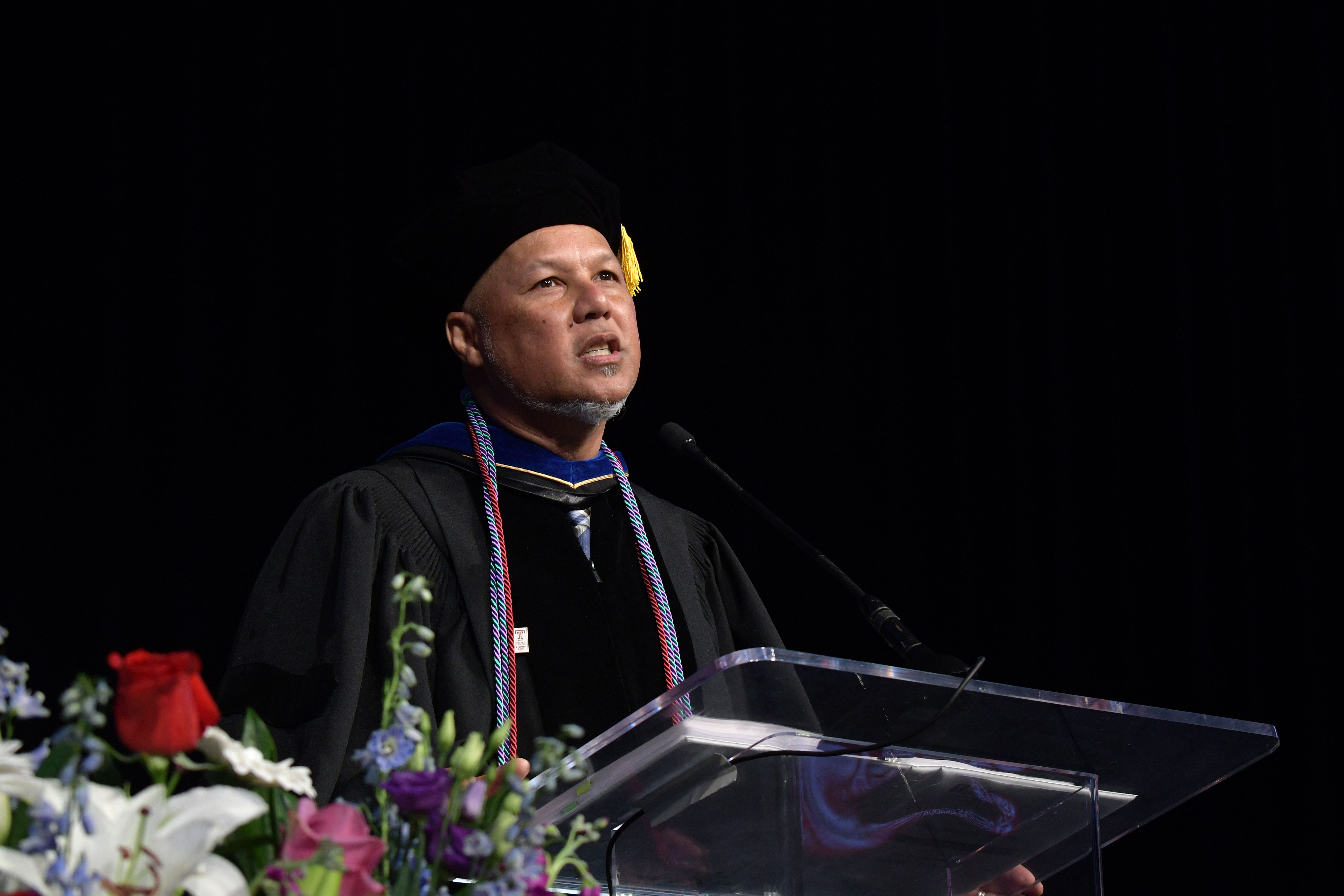 Dean Anderson giving remarks at podium
