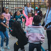 children playing in schoolyard