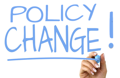 Policy Change!