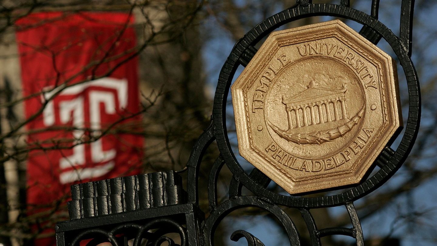 Temple Logo on Crest