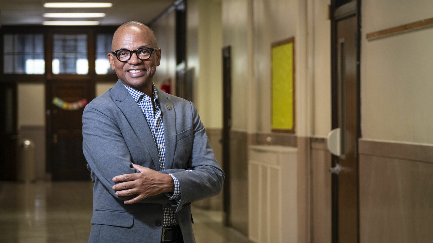 James Earl Davis is the Bernard C. Watson Chair in Urban Education at Temple University and a professor of higher education in the College of Education and Human Development. He holds affiliate faculty appointments in the Department of Africology and African American Studies and the gender, sexuality and women’s studies program. Image portrait of Temple professor James Earl Davis.