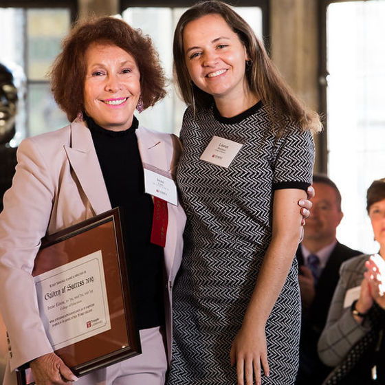Gallery of Success Honorary, Irene Eizen with Lauren McGinnis, EDU '20, Early Childhood Education Student