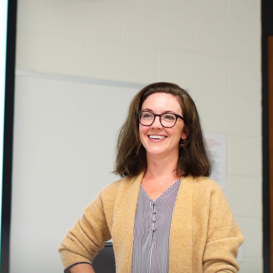Kelly McGinn, assistant professor in the Psychological Studies in Education department in the College of Education and Human Development (CEHD)