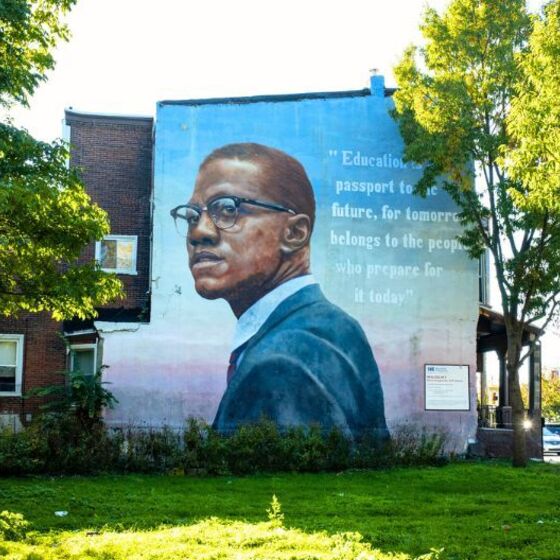 As Malcolm X once said, “Education is the passport to the future, for tomorrow belongs to those who prepare for it today.” The educators honored with the 2025 Lindback Awards are not only shaping what’s possible for students today, but they are also preparing them to thrive in the future. Photo of a Malcolm X mural and his quote.